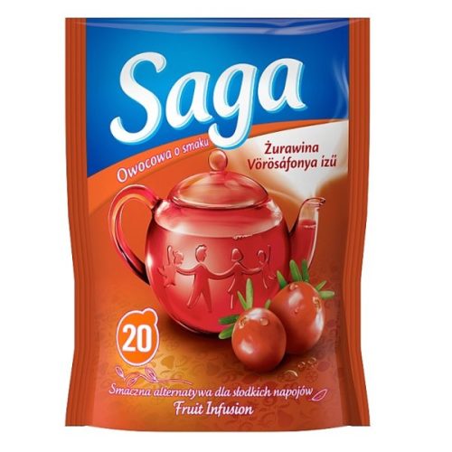 Gyümölcstea SAGA Vörösáfonya 20 filter