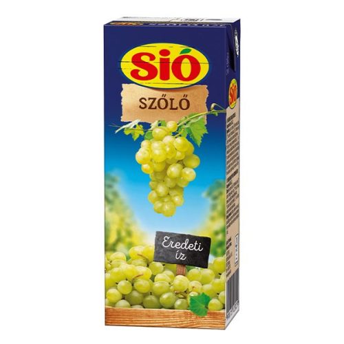 Gyümölcslé SIÓ Szőlő 12% 0,2L