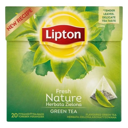 Zöld tea LIPTON Fresh Nature 20 filter/doboz