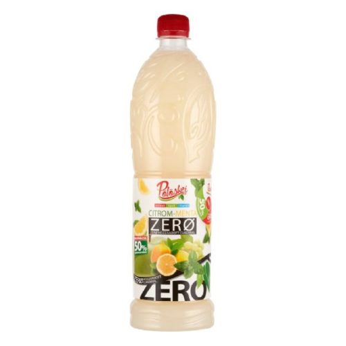 Szörp PÖLÖSKEI Zero citrom-menta 1L