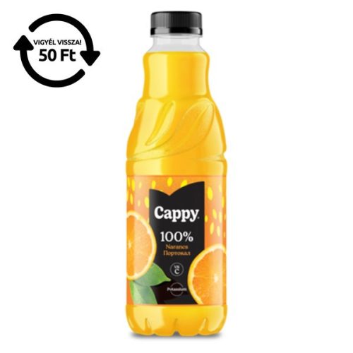 Gyümölcslé CAPPY Narancs gyümölcshússal 100%-os 1L DRS