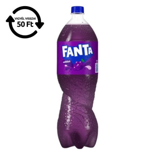 Üdítőital szénsavas FANTA Vörösszőlő 1,75L DRS