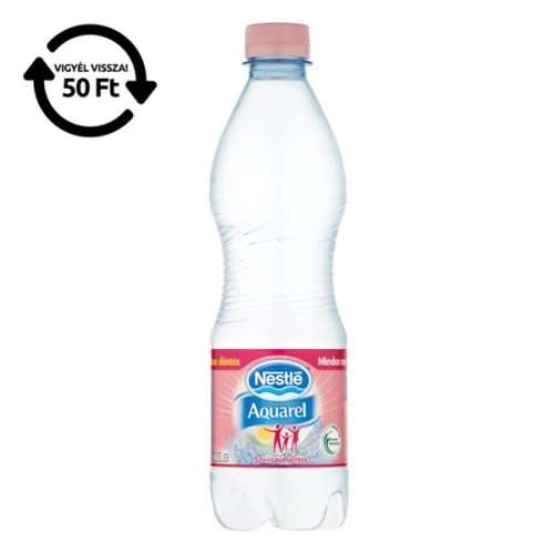 Ásványvíz szénsavmentes NESTLÉ AQUAREL 0,5L DRS