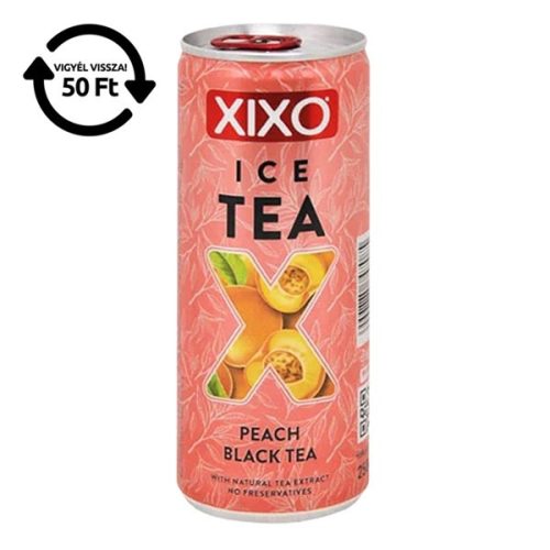 Üdítőital szénsavmentes XIXO Ice Tea Őszibarack 0,25L DRS